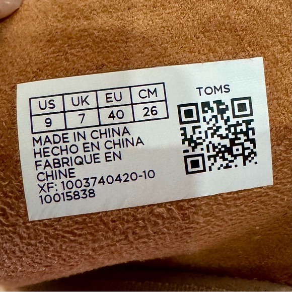 NWT TOMS Majorca Honey Open-Toe Suede Block Heels - Picture 9 of 10